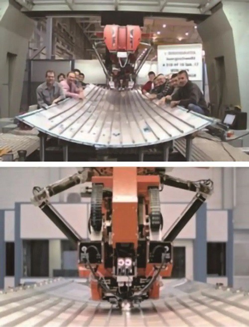 Fig.2 Lower fuselage welding of Airbus A318
